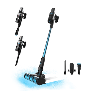 Cecotec Rockstar 3500 Storm Jalisco Aspirador Escoba Vertical sin Cable - 500W - 30kPa - Autonomia 70min - Motor Ciclonico - Modo Automatico - Soporte