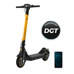 Cecotec Bongo Serie X45 Sport Connected Patinete Electrico - 900W - Autonomia 45km - Frenos de Disco y E-ABS - Ruedas Tubeless 10