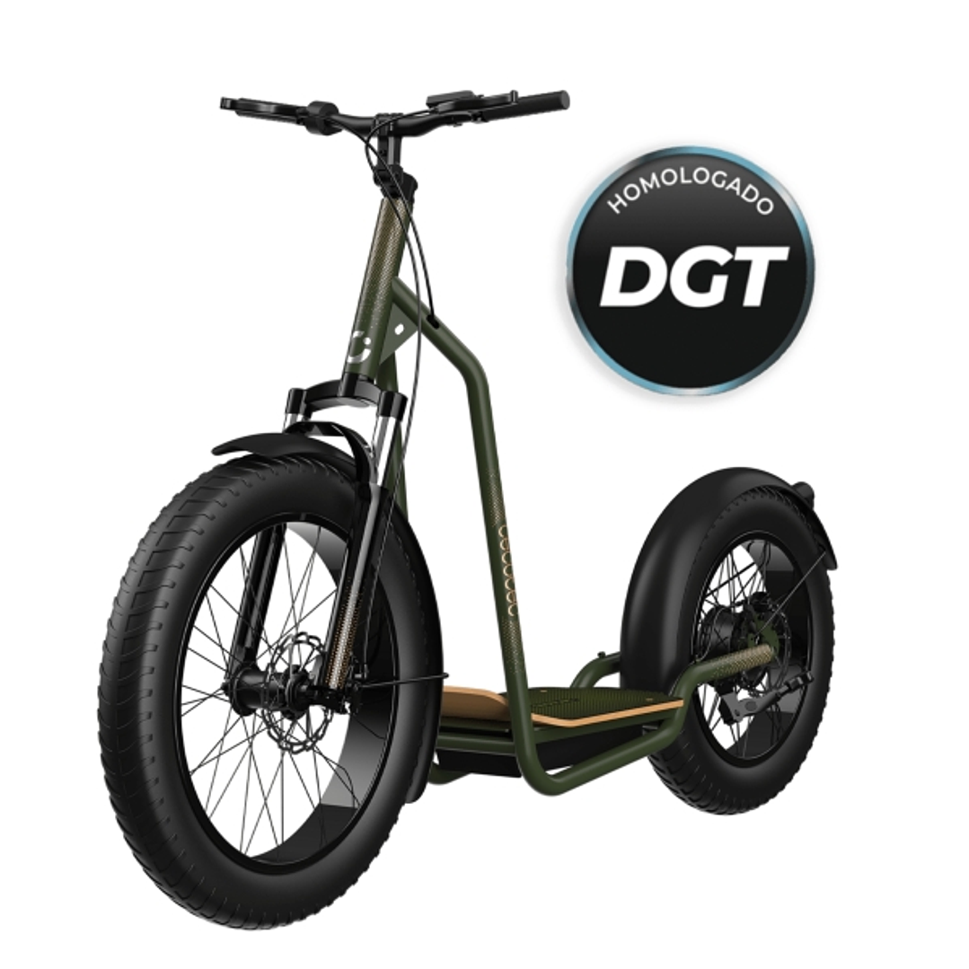 Cecotec Troton Boing Fat Patinete Electrico - 1300W - Suspension Delantera - Ruedas Grandes de 20