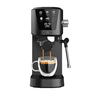 Cecotec Power Espresso 20 Touch Cafetera Expresso - 1350W - Pantalla Tactil Intuitiva - Presion de 20Bar - Deposito 1L Extraible - Vaporizador Orienta