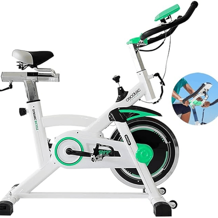 Cecotec Extreme X Bicicleta Estatica con Volante de 16kg - Transmision por Correa - Pantalla LCD Multifuncion - Manillar Regulable - Sillin Ajustable  1