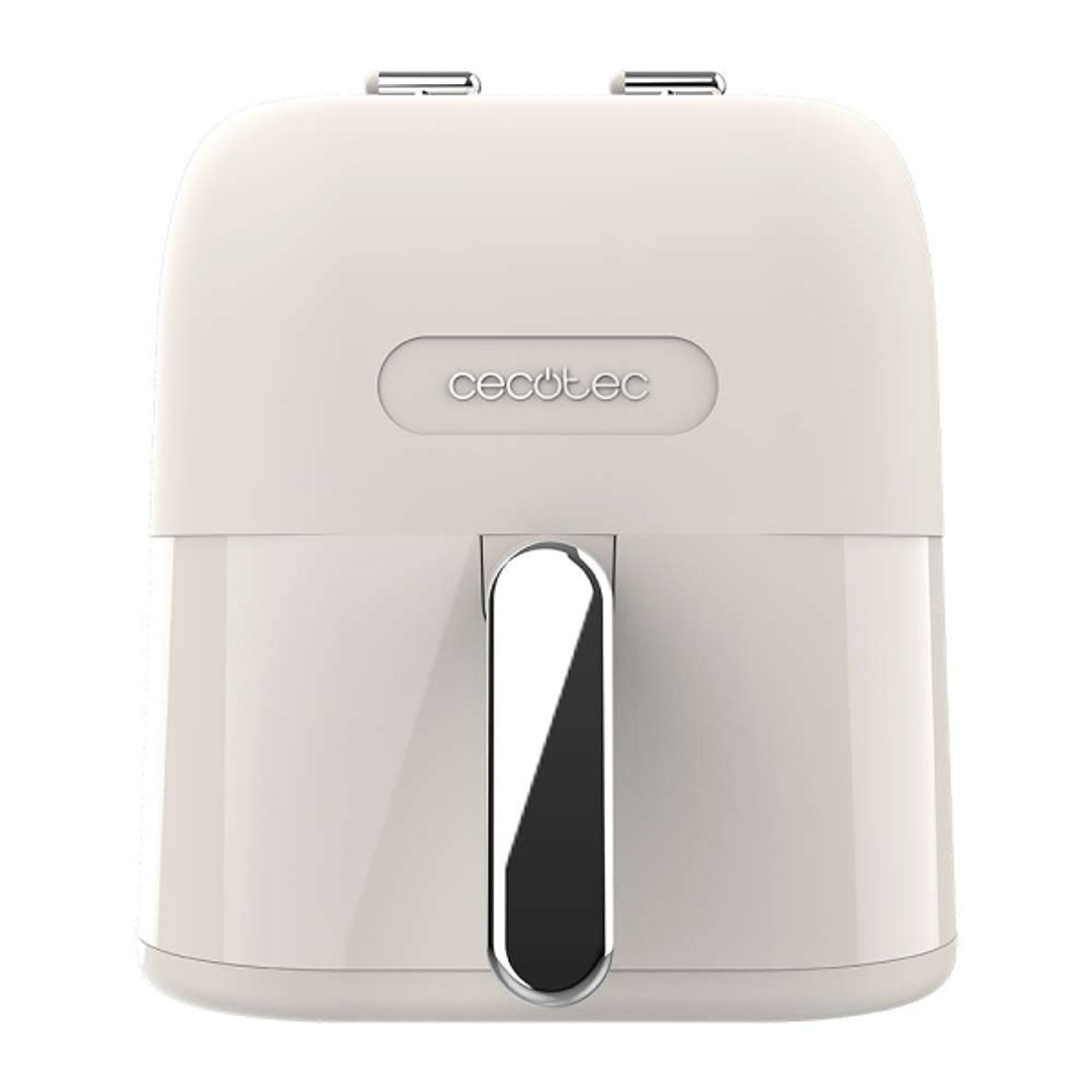 Cecotec Cecofry Antique 5000 Freidora sin Aceite - Potencia de 1500W - Capacidad 5L - Base Antideslizante - Asa Tacto Frio - Estilo Retro - Rango de 8 1