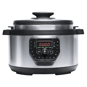 Cecotech Ovall Olla GM Programable - 1000W - Capacidad 8L - Programable 24H - Cocina Inteligente - Tapa Advance Segura - 19 Funciones de Coccion - Con
