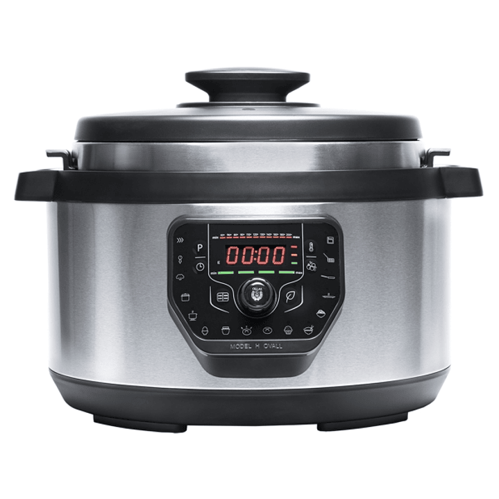 Cecotech Ovall Olla GM Programable - 1000W - Capacidad 8L - Programable 24H - Cocina Inteligente - Tapa Advance Segura - 19 Funciones de Coccion - Con 1