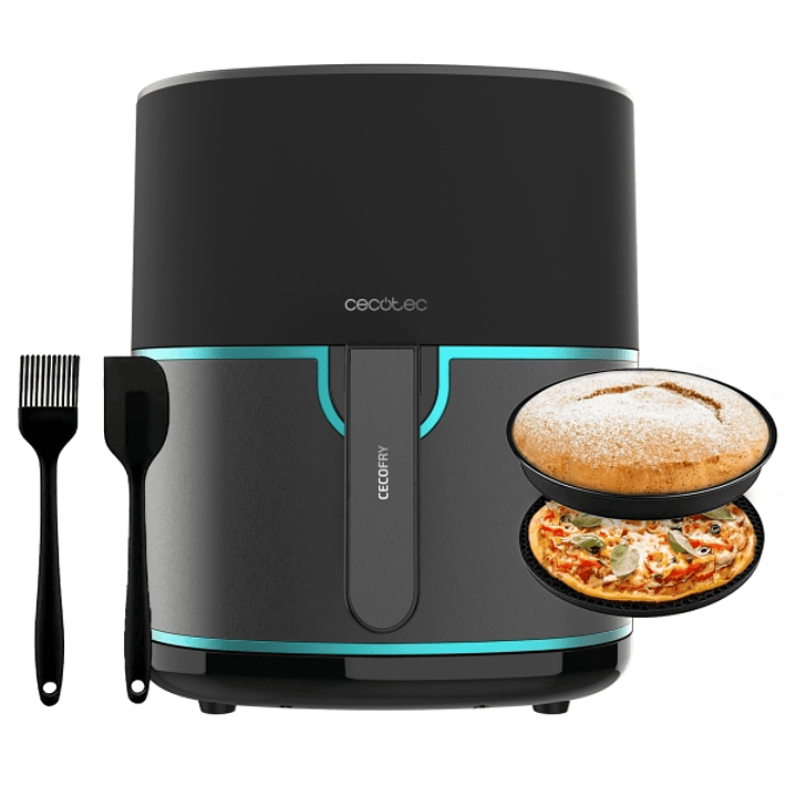 Cecotec Cecofry Fantastik Inox 6500 Freidora sin Aceite - 1700W - Capacidad de 5.5L - 9 Menus Preconfigurados - Acero Inoxidable - Termostato Regulabl 1