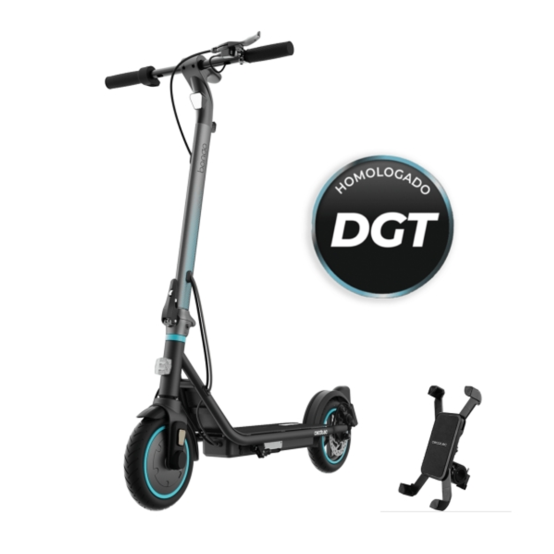Cecotec Bongo Serie D20 Mobile Patinete Electrico - 250W - Autonomia 20km - Ruedas de 8.5” - Frenos Electricos y de Disco - Homologacion DGT - Soporte 1