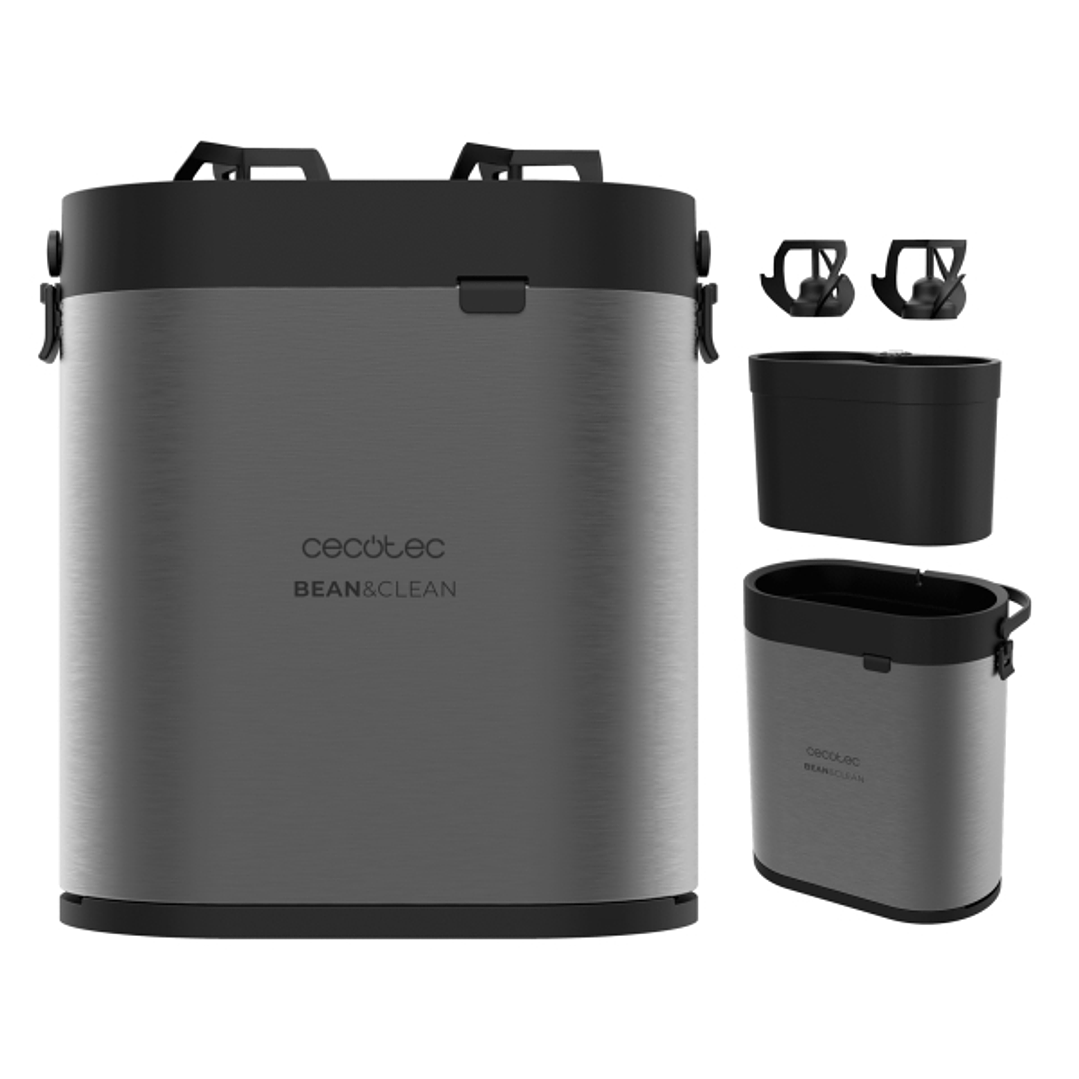 Cecotec Bean and Clean Limpiador Electrico para Portafiltros hasta 58mm - 2 Raspadores - Accesorios de Limpieza - Remueve Particulas Finas - Cepillo I 1