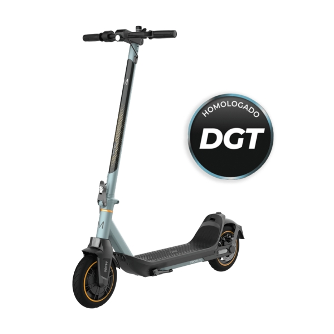 Cecotec Bongo Serie M20 Patinete Electrico - 500W - Autonomia 20km - Ruedas 8.5” Neumaticas - Frenado Doble Seguro - Pantalla LED - Homologado por la  1