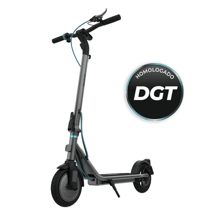 Cecotec Bongo Serie D20 Patinete Electrico - 250W - Autonomia 20km - Ruedas 8.5” - Frenos Electricos y de Disco - Velocidad Maxima 20km/h - Homologaci 1