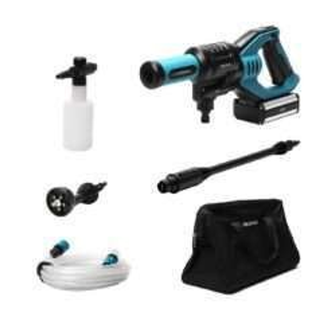 Cecotec HydroBoost 10000 Liberty Hidrolimpiadora a Bateria Recargable - 180W - Presion 24bar - Autonomia 55min - Accesorios Surtidos - Manguera de 8 M 1