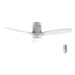 Cecotec EnergySilence Aero 5600 Classic White Ventilador de Techo con 3 Aspas y Luz - 40W - Diametro de 52