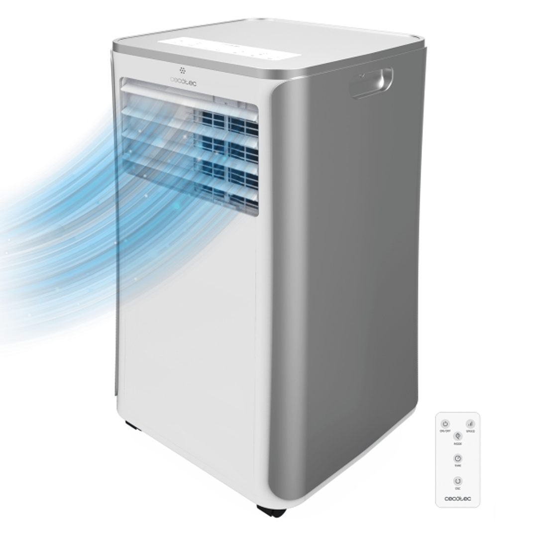 Cecotec ForceClima 9100 Aire Acondicionado Portatil - 1010W - 2250 Frigorias - Capacidad 9000 BTU - Silencioso - Cobertura hasta 25m2 - 4 Modos - Gas  1