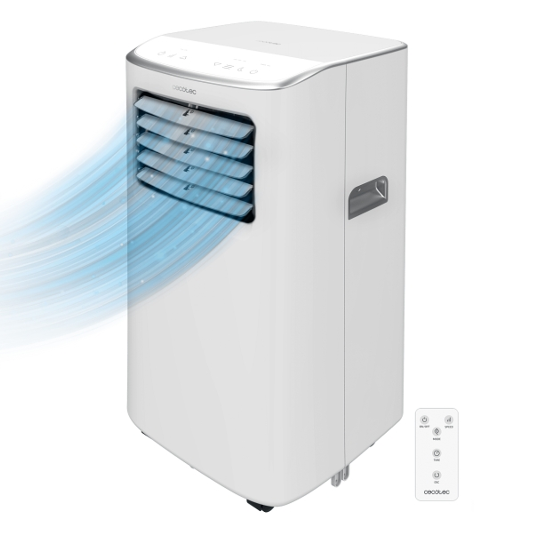 Cecotec ForceClima 7400 Aire Acondicionado Portatil - 792W - 1750 Frigorias - Capacidad 7000 BTU - Cobertura hasta 20m2 - 4 Modos - Filtro de Aire - T 1