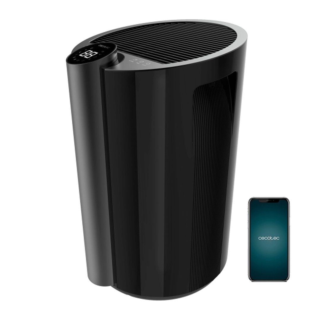 Cecotec BigDry 9000 Professional Black Connected Deshumidificador - 320W - Deposito 4.5L Extraible - WiFi - Cobertura hasta 90m2 - Pantalla LED Tactil 1