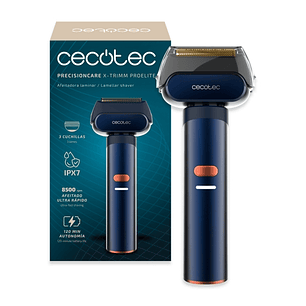 Cecotec PrecisionCare X-Trimm ProElite Afeitadora Inalambrica - Cuerpo de Aluminio - 8500rpm - Bateria 1300mAh - Cuchillas de Titanio - 3 Velocidades 