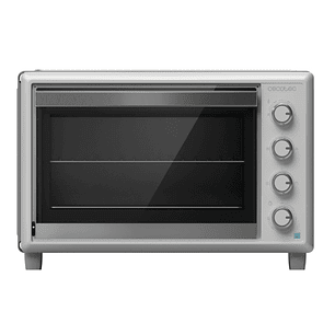 Cecotec Bake and Toast 6090 Gyro Horno de Sobremesa - 2200W - Capacidad de 60L - 12 Funciones - Rustidor Giratorio - Conveccion para Hornear - Luz Int