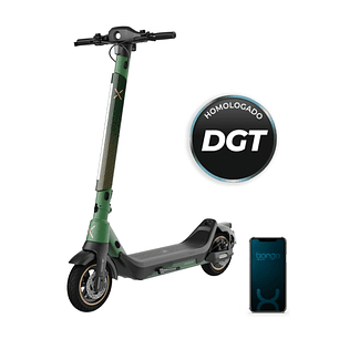 Cecotec Bongo Serie X65 Connected Patinete Electrico - 1000W - Autonomia 65km - Sistema S-Driving - Frenado Triple - Ruedas 10” - App para Mantenimien