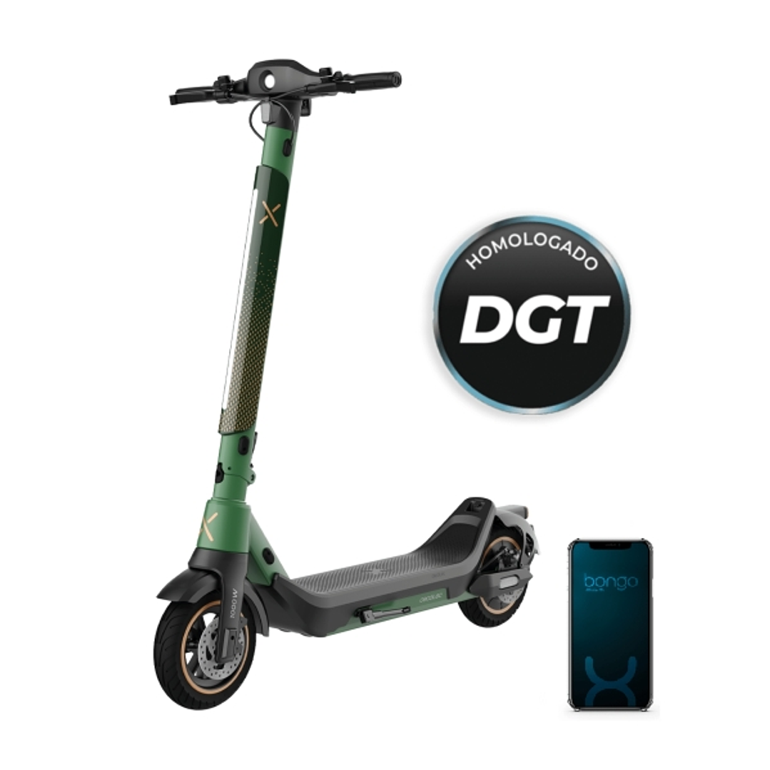 Cecotec Bongo Serie X65 Connected Patinete Electrico - 1000W - Autonomia 65km - Sistema S-Driving - Frenado Triple - Ruedas 10” - App para Mantenimien 1