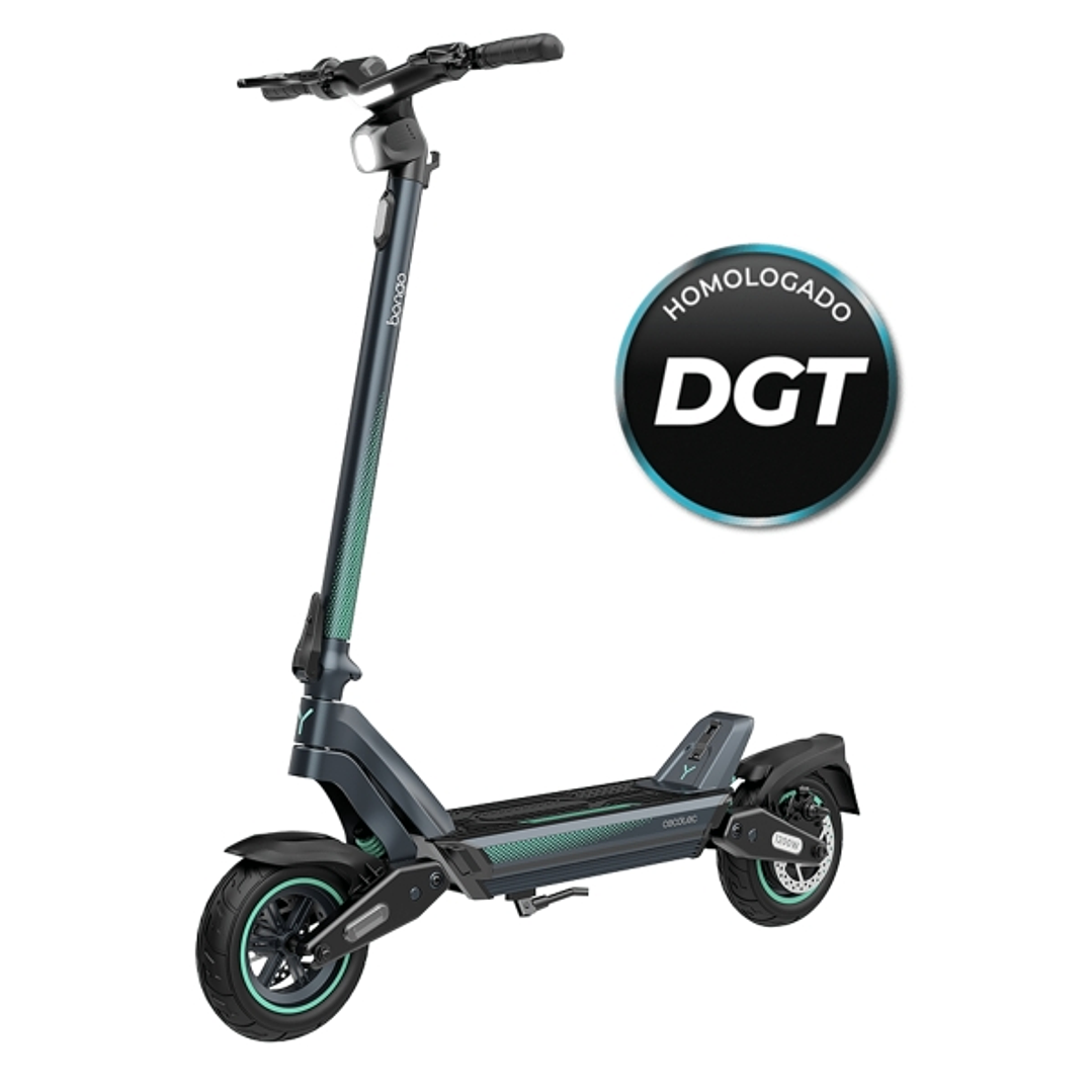 Cecotec Bongo Serie Y65 Patinete Electrico - 1200W - Autonomia 65km - Ruedas de 10” - Doble Suspension - Frenos de Alta Precision - Homologacion DGT - 1