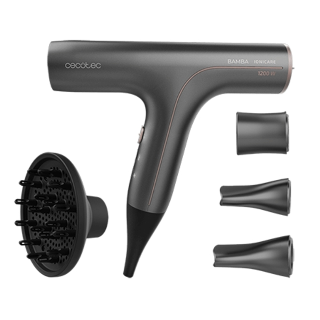 Cecotec Bamba IoniCare 6000 Rockstar Soft Pro Secador de Pelo - Iones Negativos - Limpieza Automatica Del Filtro - Ligero y Silencioso - 5 Ajustes de  1