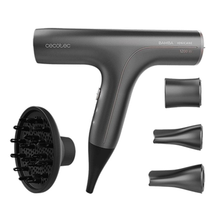 Cecotec Bamba IoniCare 6000 Rockstar Soft Pro Secador de Pelo - Iones Negativos - Limpieza Automatica Del Filtro - Ligero y Silencioso - 5 Ajustes de  1