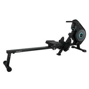 Cecotec Drumfit Rower Eolo Magno Maquina de Remo - LCD Multifuncion - Resistencia Combinada Aire y Magnetica - 8 Niveles - Plegable Verticalmente - Co