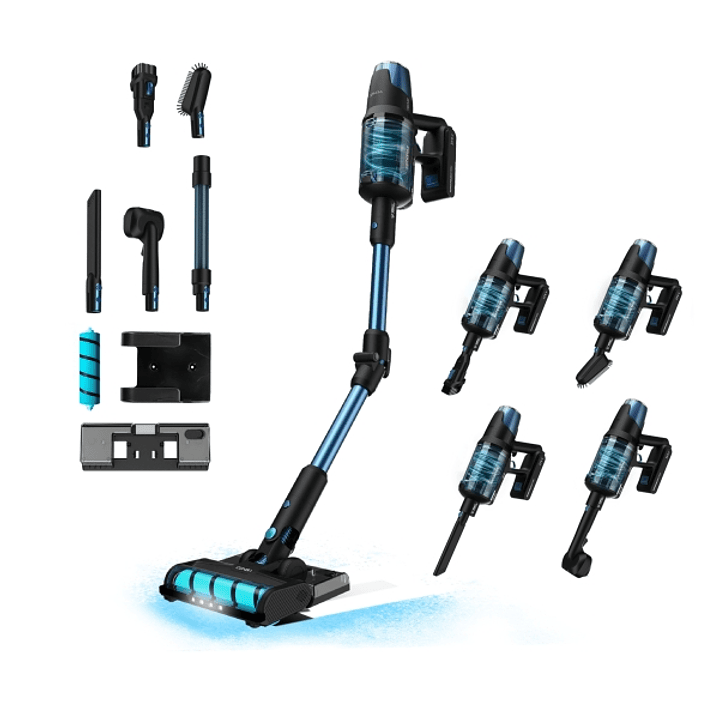 Cecotec Conga Rockstar 8500 Infinity ErgoWet Animal T Aspirador Escoba Vertical sin Cable - 680W - 30kPa - Autonomia 100min - Cepillo Motorizado - Dep 1