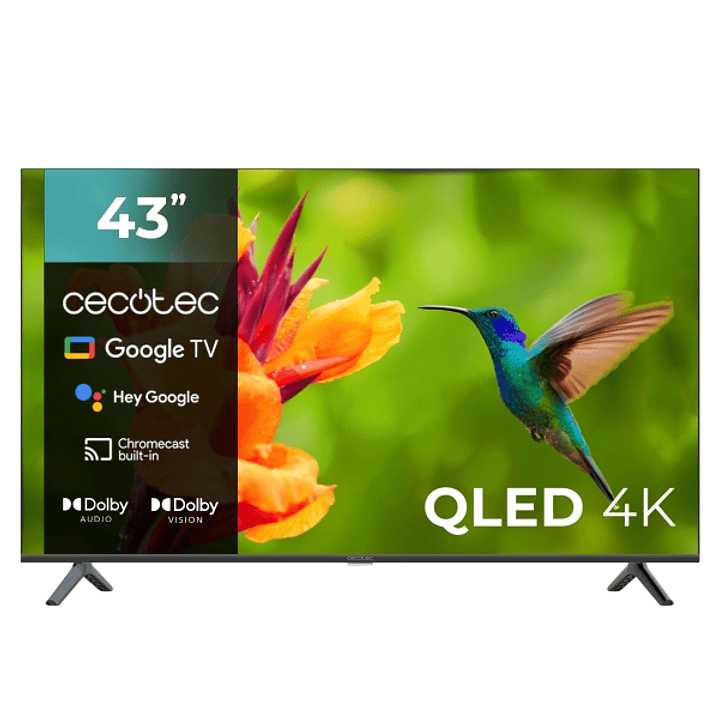 Cecotec V4 series VQU40043 Televisor Smart TV sin Marco de 43