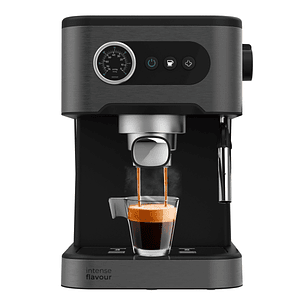 Cecotec Power Espresso 20 Pro Cafetera Expresso - Pantalla con Botones - Vaporizador Orientable - Doble Salida para Cafe - Deposito 1.5L Extraible - S