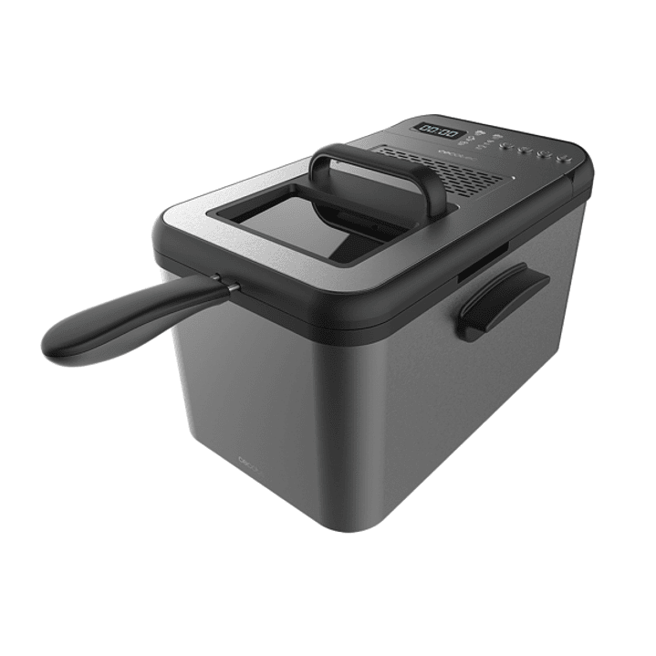 Cecotec Cleanfry Luxury 4000 Freidora Electrica - 3270W - Capacidad 4.2L - Pantalla Digital - 5 Programas Preconfigurados - Filtro Incluido - Tapa con 1