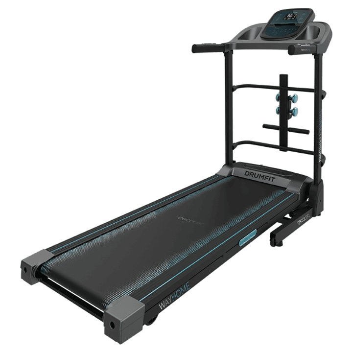 Cecotec DrumFit WayHome 1700 Sprint Cinta de Correr Plegable - 1100W - Mancuernas y Abdominales - Ruedas - Velocidad hasta 17km/h - Inclinacion Motori 1