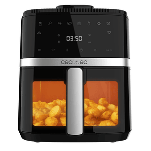 Cecotec Cecofry Drip 5000 Freidora sin Aceite - 1500W - Autodosificador - Ventana con Luz Interior - Capacidad de 5L - 8 Menus Automaticos - Panel Mul