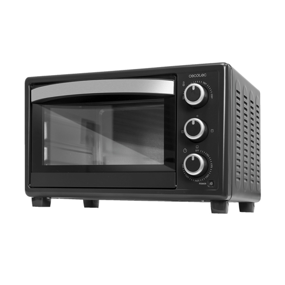 Cecotec Bake and Toast 2300 Horno de Sobremesa - Potencia de 1500W - Capacidad 23L - Puerta Doble Cristal - Temperatura hasta 230°C - Luz Interior - T 1