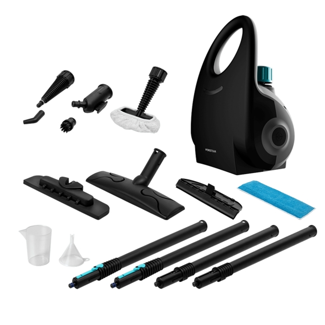 Cecotec HydroSteam 2030 Active Limpiador a Vapor - Potencia de 2000W - Presion 4bar - Caudal 35g/min - Deposito 750ml - 12 Accesorios - Radio 6m - Col 1