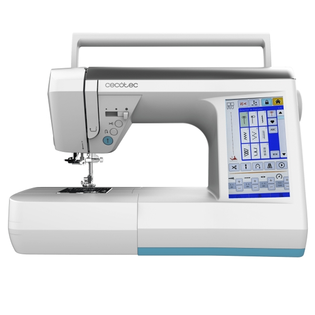 Cecotec BelleCouture 36000 Control Maquina de Coser Profesional - 360 Puntadas - Pantalla Tactil de 7