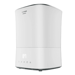 Cecotec Breeze Care 3500 Warm Humidificador de Aire - Capacidad 5.5L - 400 ml/h - Filtro Ceramico - Cobertura 35m2 - Autonomia 22h - Tactil - Temporiz
