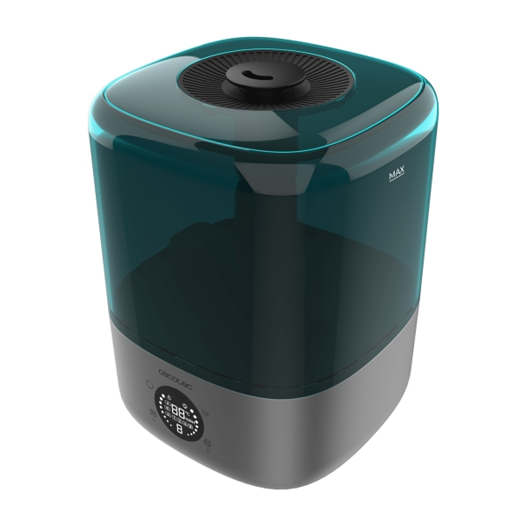 Cecotec BreezeCare 2900 Smart Humidificador de Aire - Capacidad 4.5L - Humidificacion Rapida 300ml/h - Tactil - Filtro Ceramico Purificador - Temporiz 1