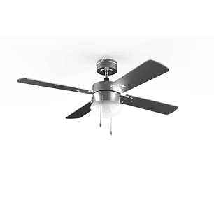 Cecotec EnergySilence Aero 450 Ventilador de Techo con 4 Aspas y Luz Integrada - 50W - Funcionamiento Silencioso - Aspas Aeroblades Reversibles - Modo
