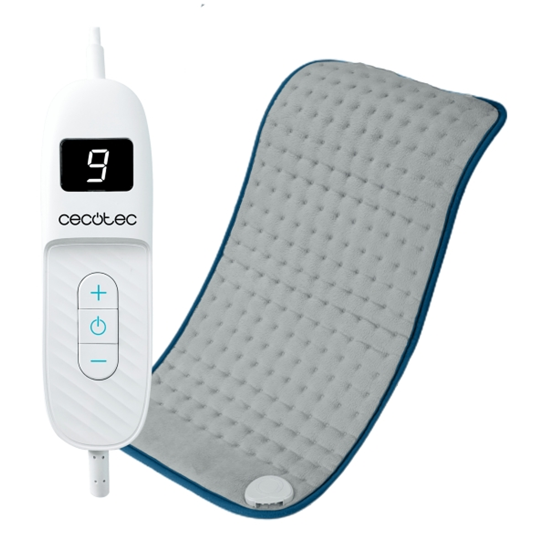 Cecotec HeatConfort 6000 ThermalPad Manta Electrica - Potencia de 100W - 9 Niveles de Temperatura - Controlador LCD - Temporizador de 120min - Lavado  1
