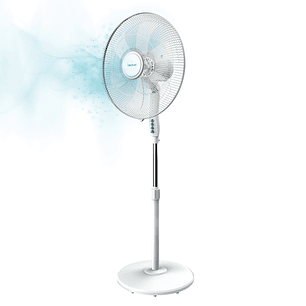 Cecotec EnergySilence 600 Max Flow Ventilador de Pie con 6 Aspas - Potencia de 70W - Diametro de 45cm - Motor de Cobre - 3 Velocidades - Oscilacion 75