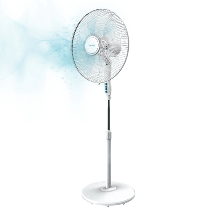 Cecotec EnergySilence 600 Max Flow Ventilador de Pie con 6 Aspas - Potencia de 70W - Diametro de 45cm - Motor de Cobre - 3 Velocidades - Oscilacion 75 1
