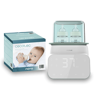 Cecotec Nana BabyCare Calienta Biberones - 4 Modos de Uso - Libre de BPA - Cesta Interior para Extraccion Segura - Funcion de Descongelar y Calentar R
