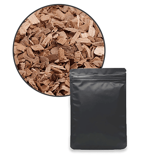 Cecotec Smokin' Cherry Chips Chips de Madera para Ahumar - 500 Gramos - Sabor y Aroma Unicos - Hechos con Madera de Cerezo - Ideal para Carne y Pescad