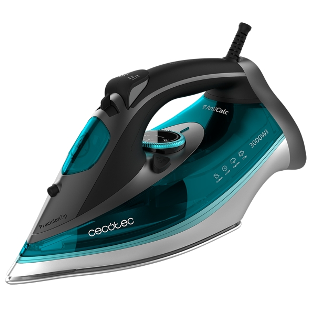 Cecotec Fast and Furious 5040 Absolute Plancha de Ropa - 3000W - Vapor Continuo 65g/min - Golpe de Vapor 230g/min - Suela Antiadherente - Modo Ahorro  1