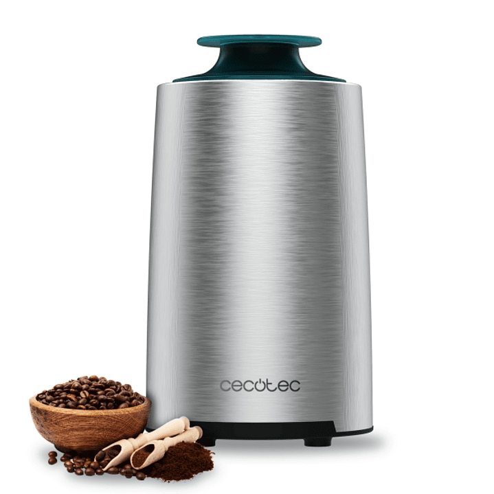 Cecotec Titanmill 400 Steel Molino de Cafe y Especias - Potencia de 200W - Cuchillas de Acero - Capacidad de 70g - Sistema de Seguridad - Bajo Nivel d 1