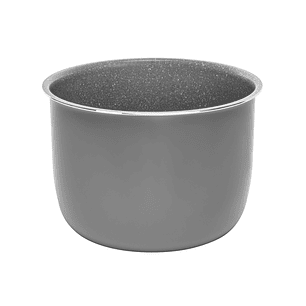 Cecotec Excelsior Cubeta Ceramica para Ollas GM de 6L - Material Ceramico Resistente - Antiadherente Tricapa - Facil Limpieza - Color Gris