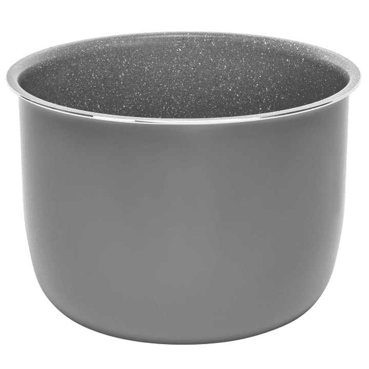 Cecotec Excelsior Cubeta Ceramica para Ollas GM de 6L - Material Ceramico Resistente - Antiadherente Tricapa - Facil Limpieza - Color Gris 1