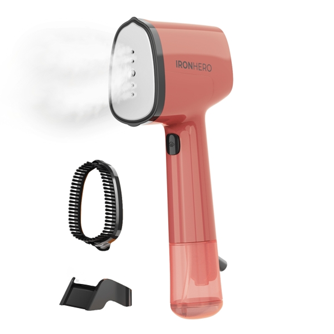 Cecotec IronHero V-1500 Essential Plancha de Vapor Vertical - 1500W - Vapor Continuo 25g/min - Suela Ceramica - Cepillo Quitapelusas - Sistema Autoapa 1