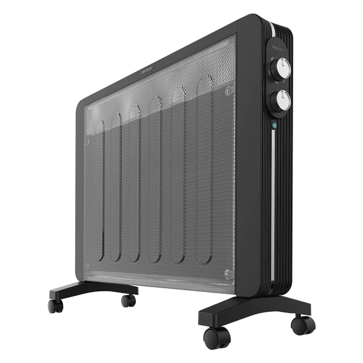 Cecotec Ready Warm 2000 Now Placa Radiante de Mica - 2000W - Cobertura hasta 25m2 - Termostato - Calor Radiante y Conveccion - Facil Transporte con Ru 1