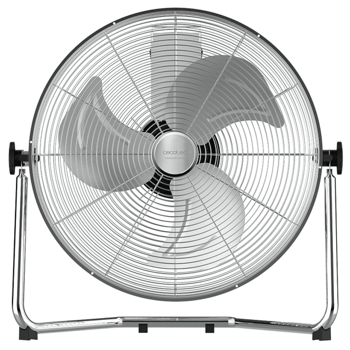 Cecotec EnergySilence 4300 Pro Ventilador Industrial de Suelo con 3 Aspas Metalicas - 110W - Silencioso - 3 Velocidades - Inclinacion Flexible - Base  1